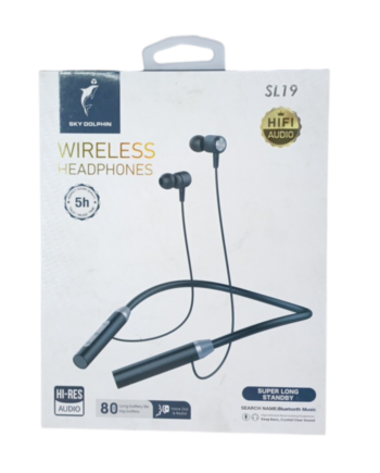 هدفون گردنی SKY DOLPHIN WIRELESS HEADPHONES SL19